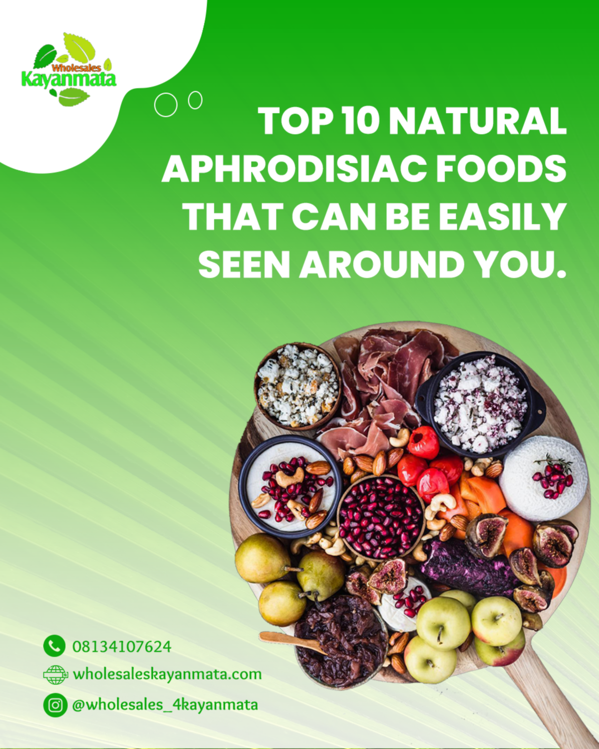 TOP NATURAL APHRODISIAC FOODS THAT CAN BE EASILY SEEN AROUND YOU Wholesale Kayanmata